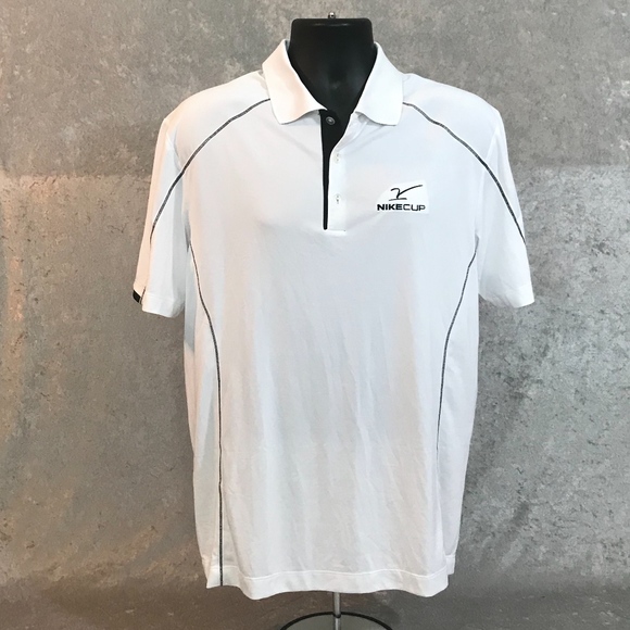 NIKE GOLF DRI-FIT "NIKECUP" POLO SHIRT - Picture 1 of 8